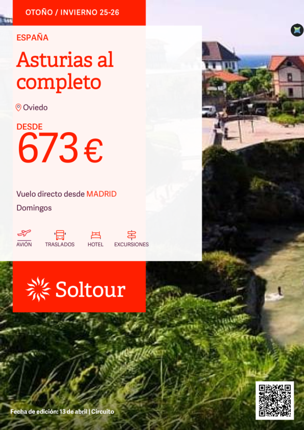 Asturias al completo - desde Madrid
