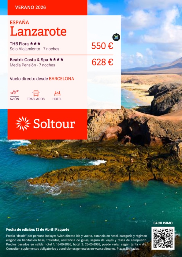 Lanzarote - desde Barcelona