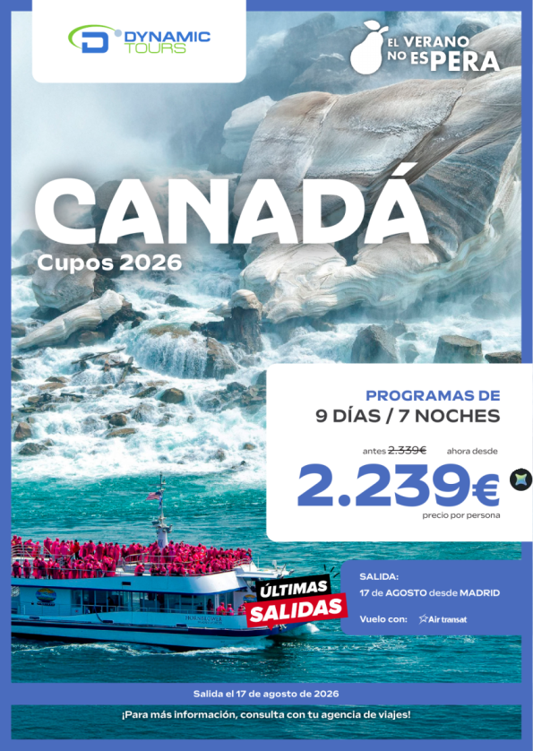 ???????El verano no esPERA??Última Salida: 17 de Agosto desde MAD? ? ?2?.?3?3?9????ahora dsd 2.239 &euro; ?