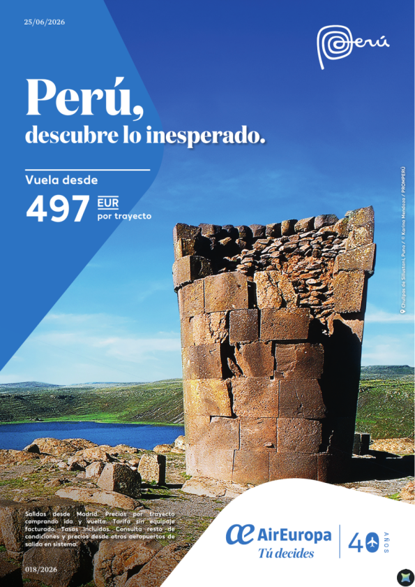 Perú, descubre lo inesperado - Vuela desde 497 &euro; por trayecto