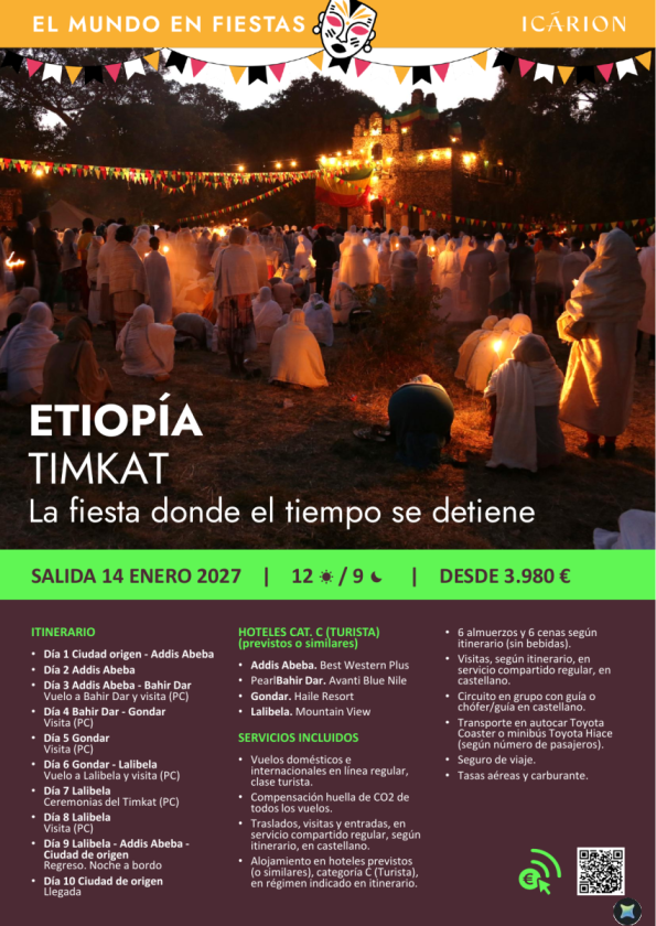 Etiopia Timkat. La fiesta donde el tiempo se detiene