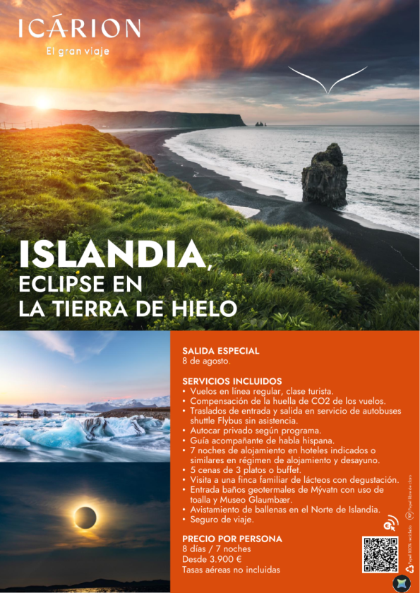 Islandia, eclipse en la tierra de hielo