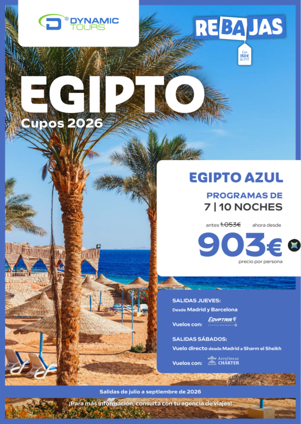 ?????? ?????REBAJAS 2026 &euro; ?150? de dto.? ?1?.?0?5?3????ahora desde 903 &euro; ?