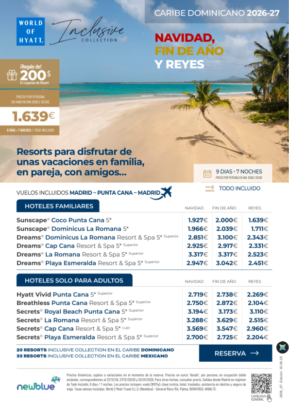 ? Dominicana: Navidad, Fin de Año y Reyes desde 1.639 &euro; 