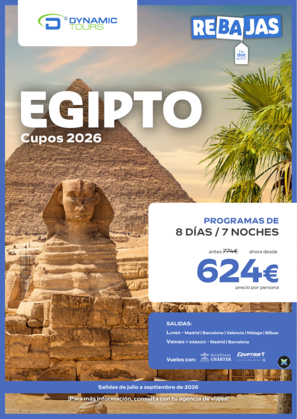 ???????REBAJAS 2026 &euro; ?150? de dto.? ? ?7?7?4????ahora desde 624 &euro; ?