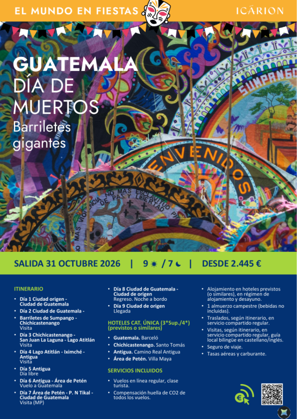 Guatemala. Día de Muertos barriletes gigantes
