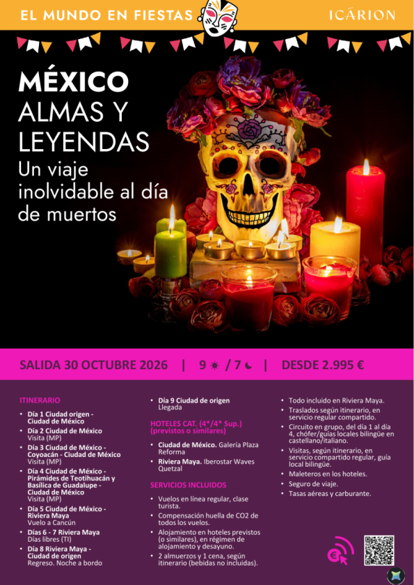 México. Un viaje inolvidable al día Día de Muertos
