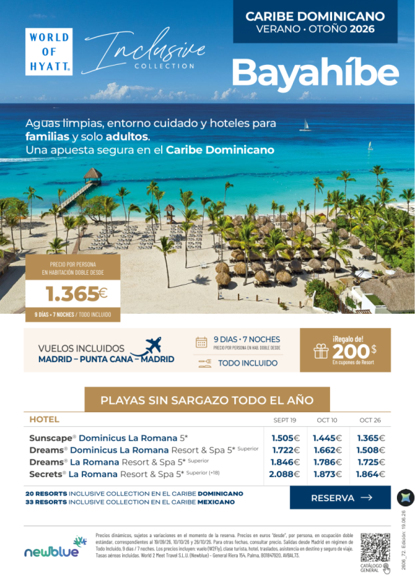 ? SEP y OCT Bayahíbe desde 1.365 &euro; 