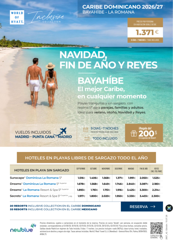 ? Bayahíbe sin sargazo 2026/27 desde 1.371 &euro; 
