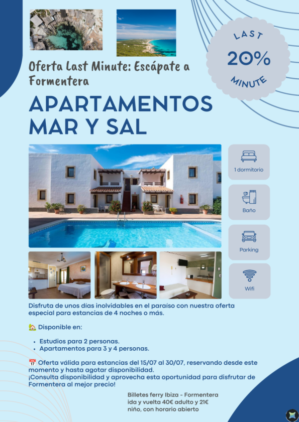 Last minute 20% Formentera