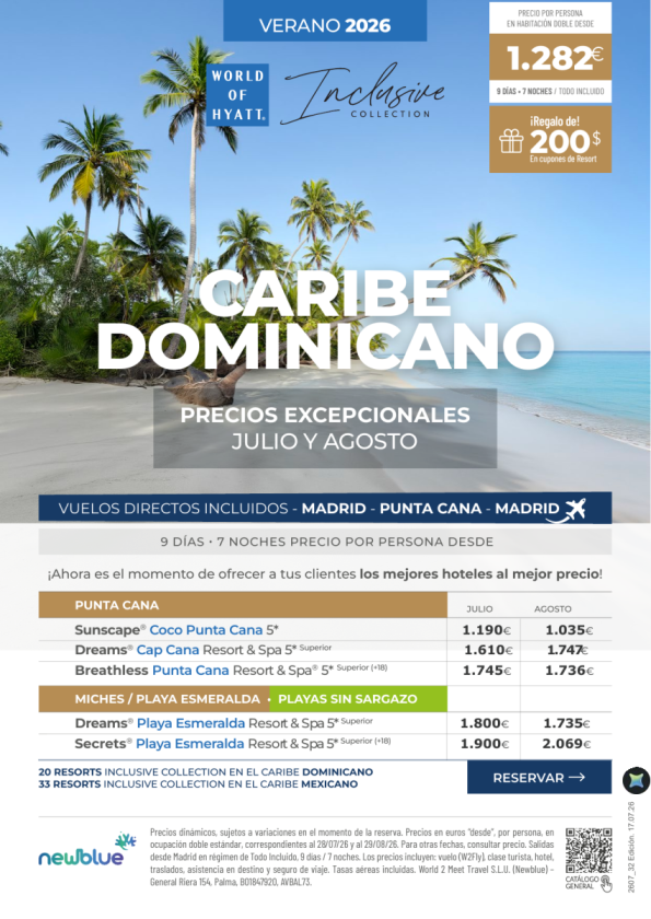 ?Julio y Agosto en Dominicana desde 1.035 &euro; T.I 9D/7N - Vuelos incluidos. Precios excepcionales