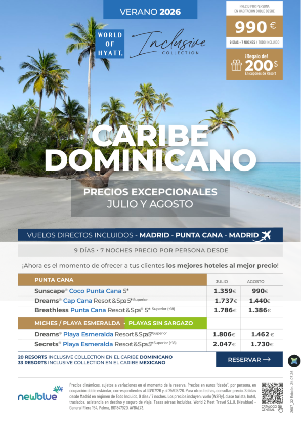 ?Dominicana desde 990 &euro; T.I 9D/7N - Julio y bajada de precios Agosto. ??incluidos