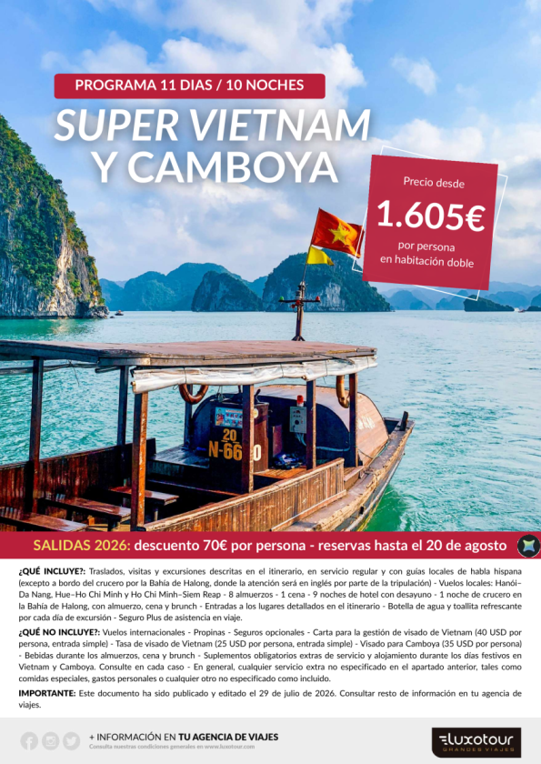 Super Vietnam y Camboya