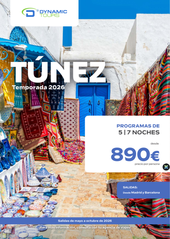 ?????? ?Programas de 5 | 7 noches??salidas de mayo a octubre de 2026 &euro; ?desde 890 &euro; ?