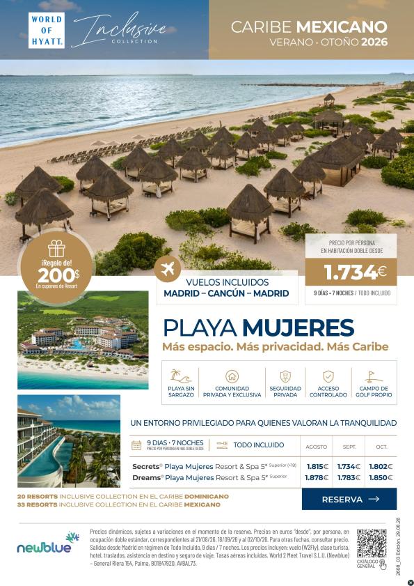 Playa Mujeres desde 1.734 &euro; 