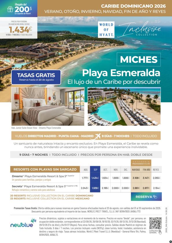 Miches (Rep.Dom)- Playa Esmeralda desde 1.434 &euro; 