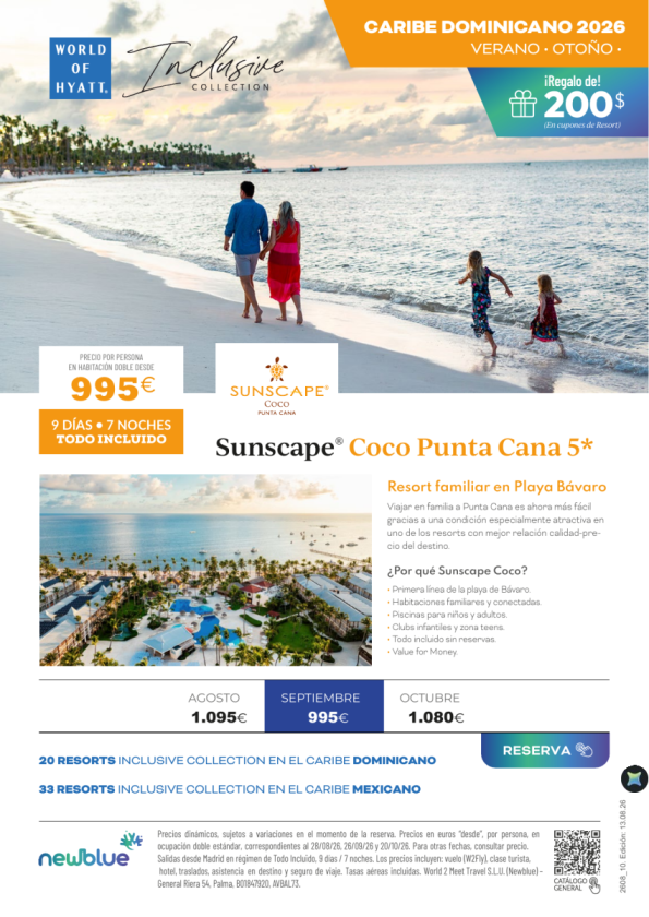 Punta Cana ?	 P Sunscape Coco desde 995 &euro; 