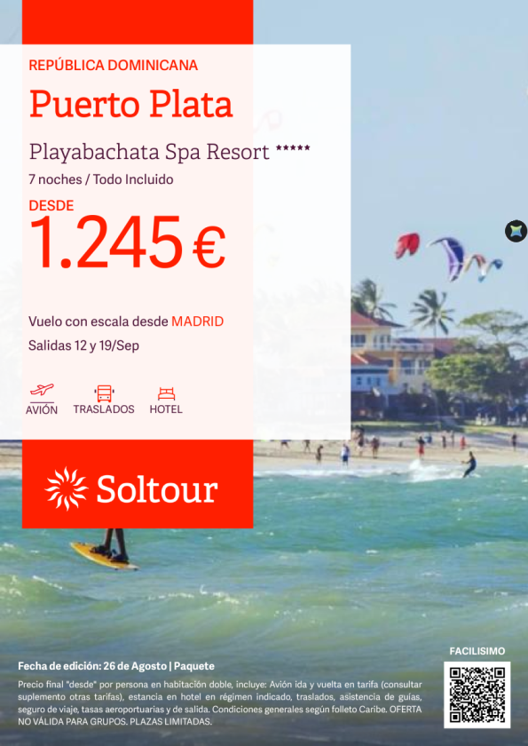 Puerto Plata TI - Septiembre desde Madrid