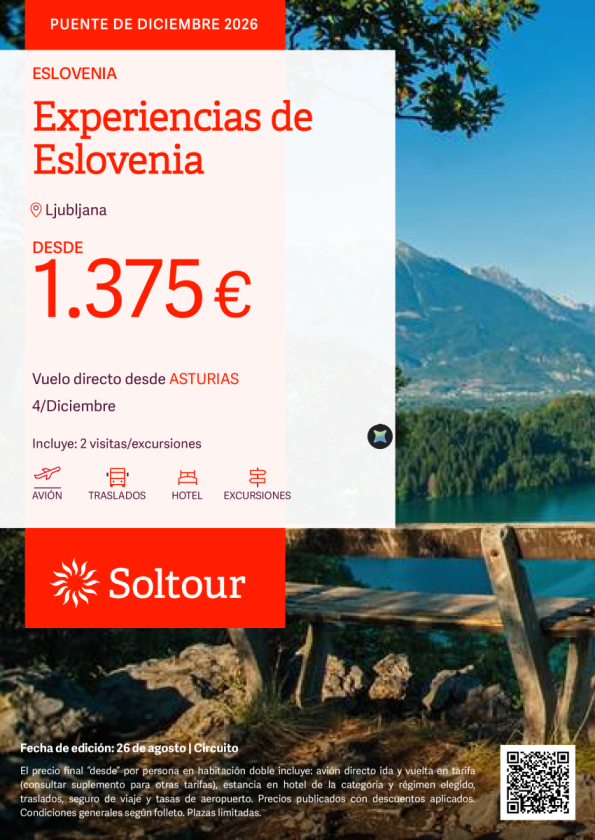 Experiencias de Eslovenia - Salida 4 de Diciembre desde Asturias
