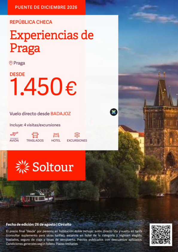 Experiencias de Praga -  Salida 4 de Diciembre desde Badajoz
