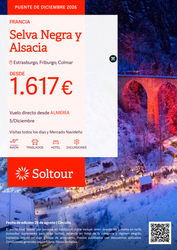 Selva Negra y Alsacia - Salida 5 de Diciembre desde Almería