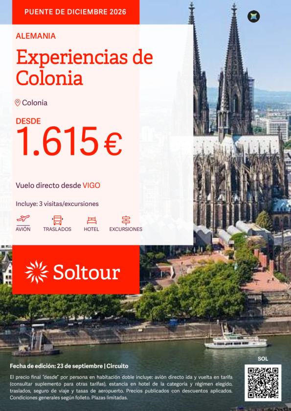 Experiencias de Colonia - Puente de Diciembre desde 1.615 &euro; , salida desde Vigo